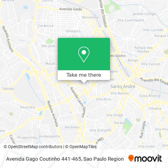 Avenida Gago Coutinho 441-465 map