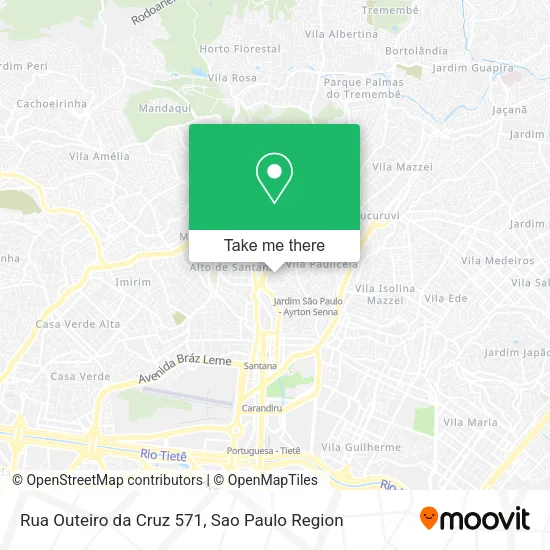 Rua Outeiro da Cruz 571 map