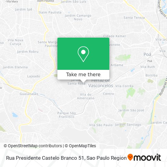 Rua Presidente Castelo Branco 51 map