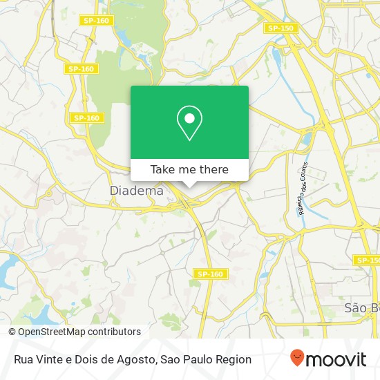 Rua Vinte e Dois de Agosto map