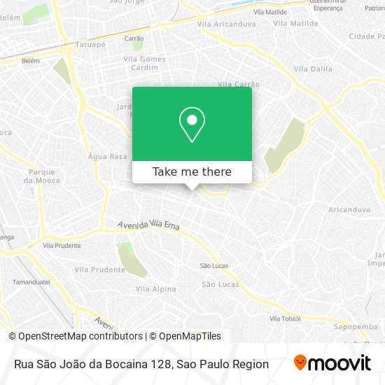 Rua São João da Bocaina 128 map