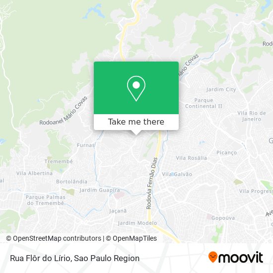 Rua Flôr do Lírio map