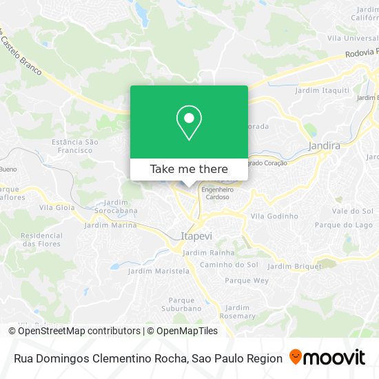 Rua Domingos Clementino Rocha map