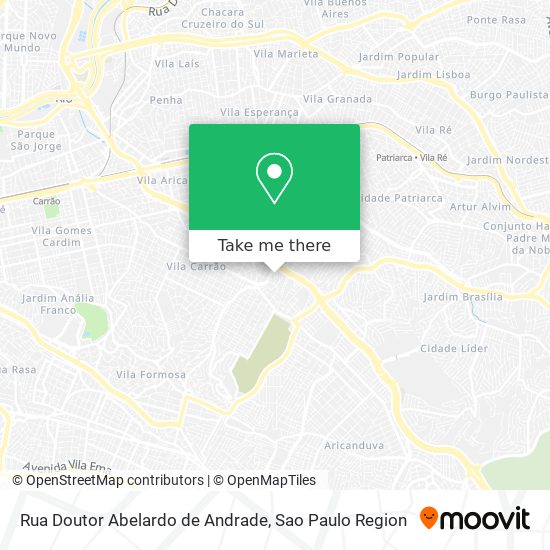 Rua Doutor Abelardo de Andrade map
