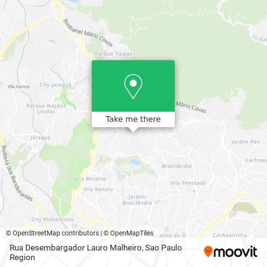 Mapa Rua Desembargador Lauro Malheiro