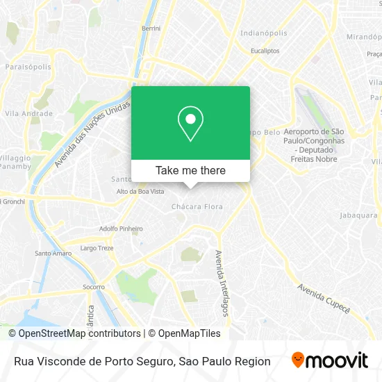 Rua Visconde de Porto Seguro map