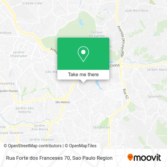 Rua Forte dos Franceses 70 map