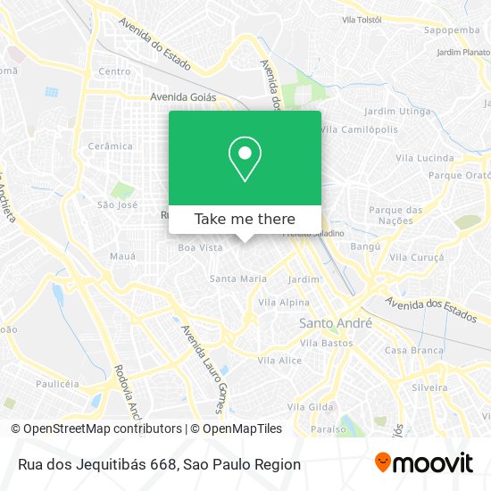 Mapa Rua dos Jequitibás 668