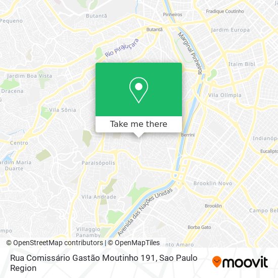 Rua Comissário Gastão Moutinho 191 map