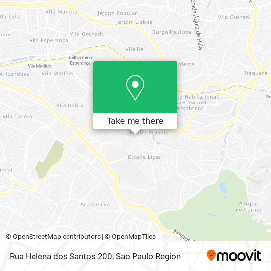 Mapa Rua Helena dos Santos 200