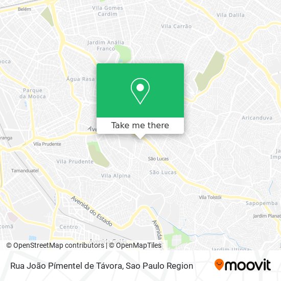 Rua João Pímentel de Távora map