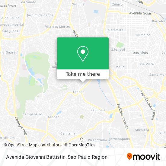 Avenida Giovanni Battistin map