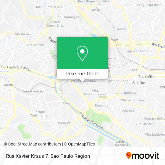 Rua Xavier Kraus 7 map