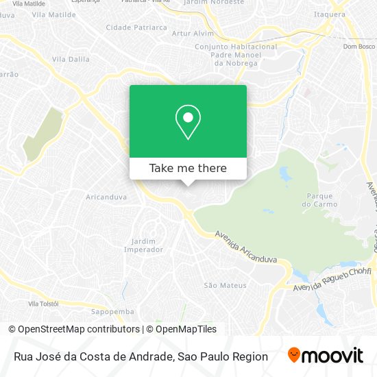 Rua José da Costa de Andrade map