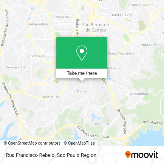 Rua Francisco Rebelo map