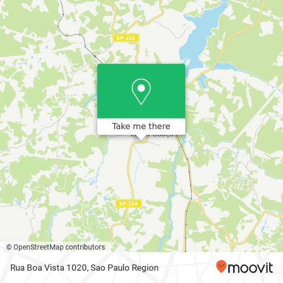 Mapa Rua Boa Vista 1020