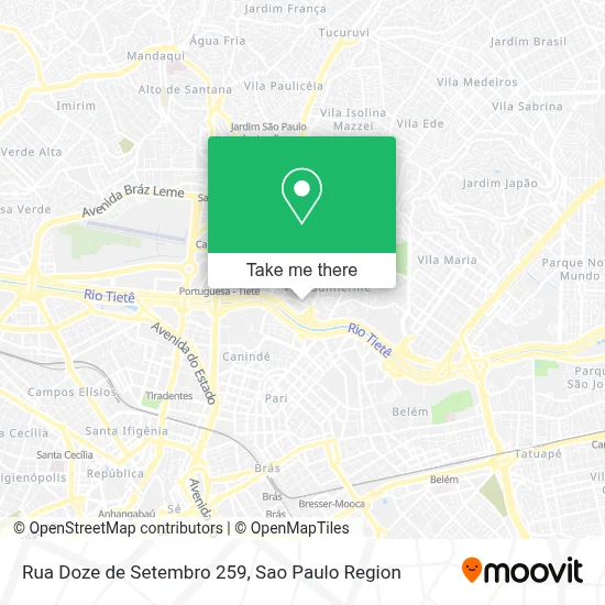 Rua Doze de Setembro 259 map