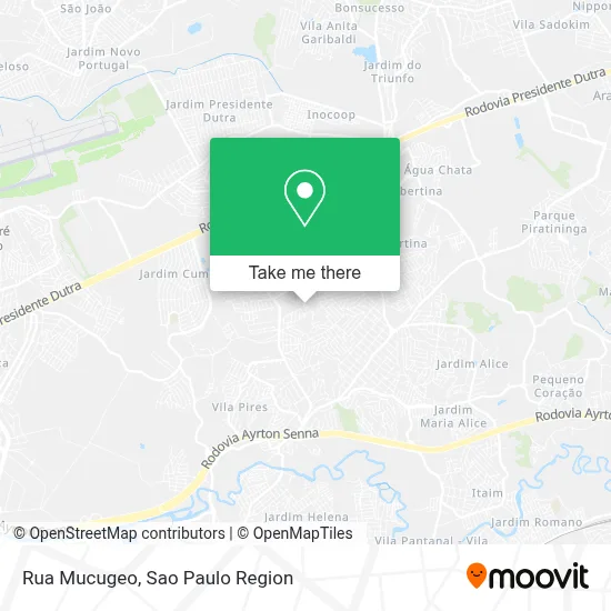 Rua Mucugeo map