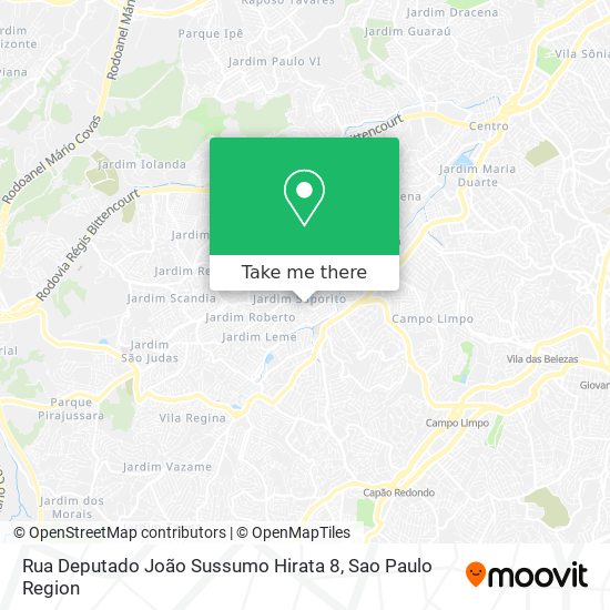 Rua Deputado João Sussumo Hirata 8 map