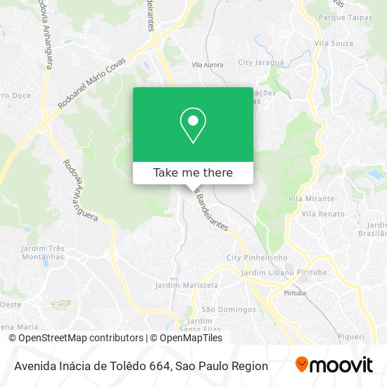 Avenida Inácia de Tolêdo 664 map