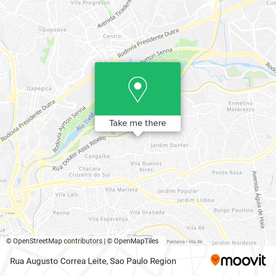 Rua Augusto Correa Leite map