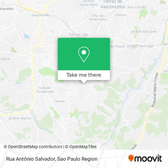 Rua Antônio Salvador map