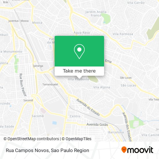 Rua Campos Novos map