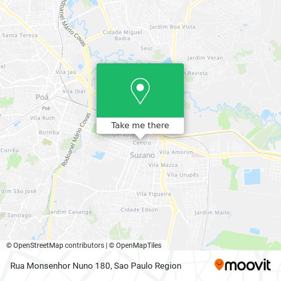 Rua Monsenhor Nuno 180 map