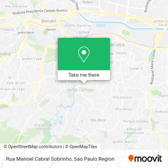 Rua Manoel Cabral Sobrinho map