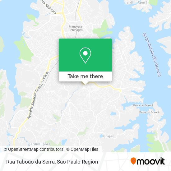 Rua Taboão da Serra map