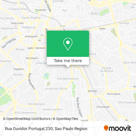 Mapa Rua Ouvidor Portugal 230