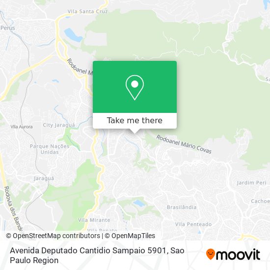 Mapa Avenida Deputado Cantidio Sampaio 5901