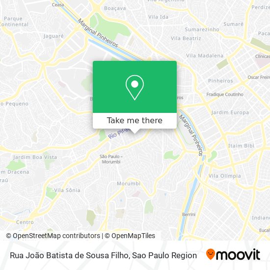 Rua João Batista de Sousa Filho map