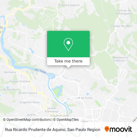 Rua Ricardo Prudente de Aquino map