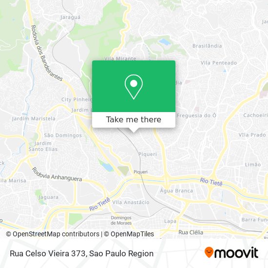 Mapa Rua Celso Vieira 373