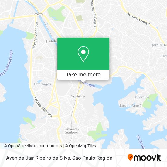 Avenida Jair Ribeiro da Silva map