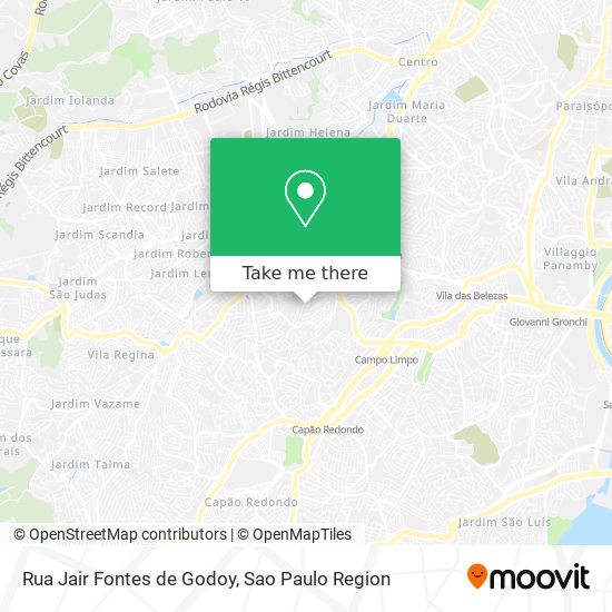 Rua Jair Fontes de Godoy map