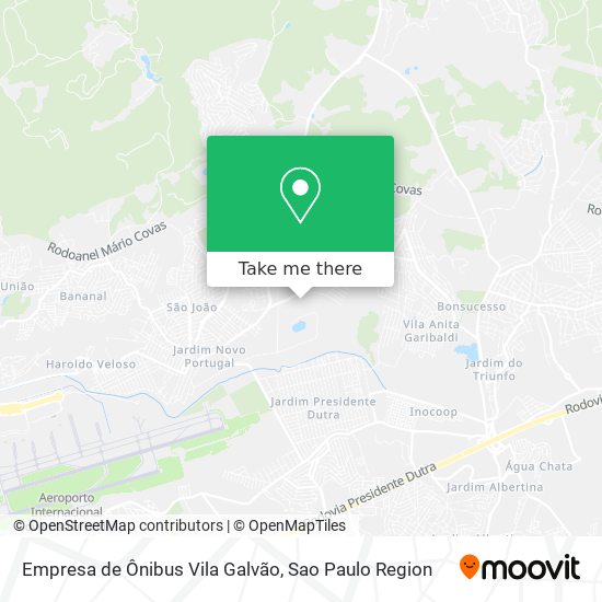 Empresa de Ônibus Vila Galvão map
