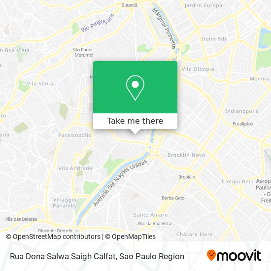 Rua Dona Salwa Saigh Calfat map