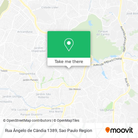 Rua Ângelo de Cândia 1389 map