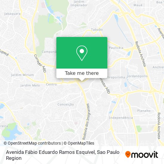 Avenida Fábio Eduardo Ramos Esquível map