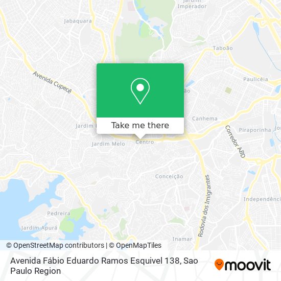 Mapa Avenida Fábio Eduardo Ramos Esquivel 138