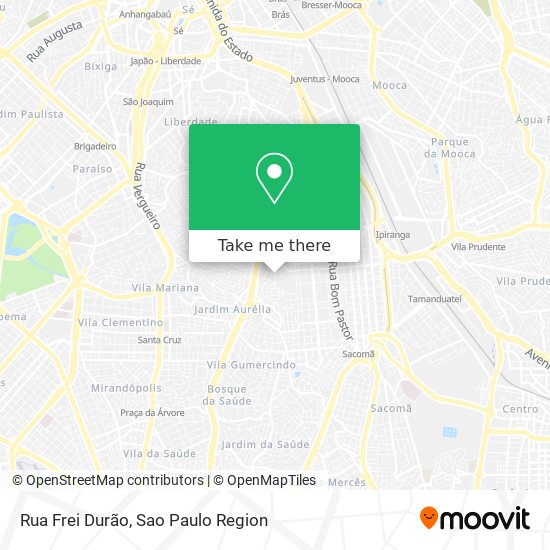 Mapa Rua Frei Durão