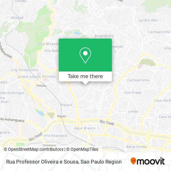 Rua Professor Oliveira e Sousa map