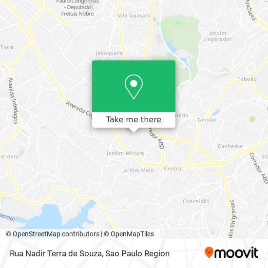 Rua Nadir Terra de Souza map