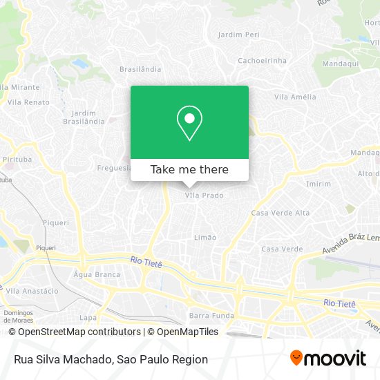 Rua Silva Machado map