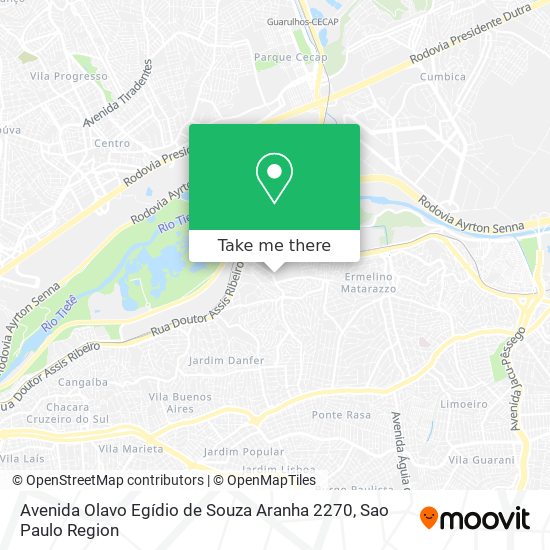 Avenida Olavo Egídio de Souza Aranha 2270 map