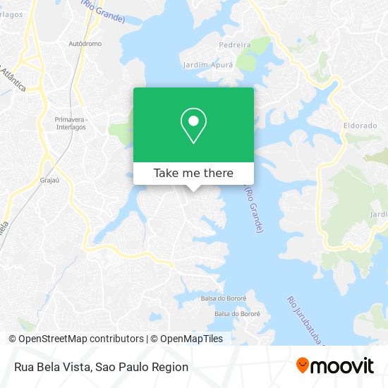 Mapa Rua Bela Vista