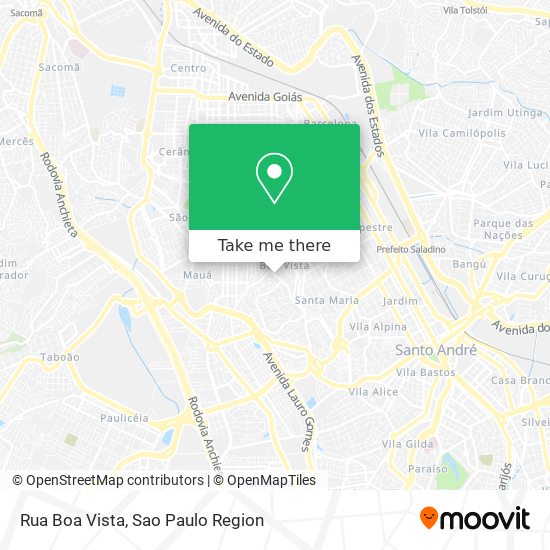 Rua Boa Vista map