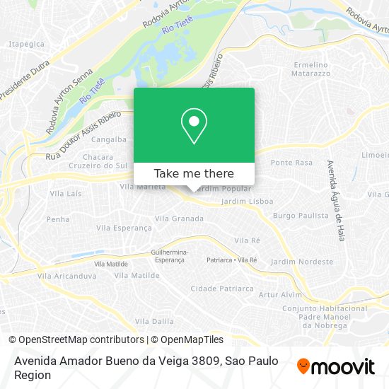 Avenida Amador Bueno da Veiga 3809 map